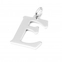 Srebrna zawieszka litera D
