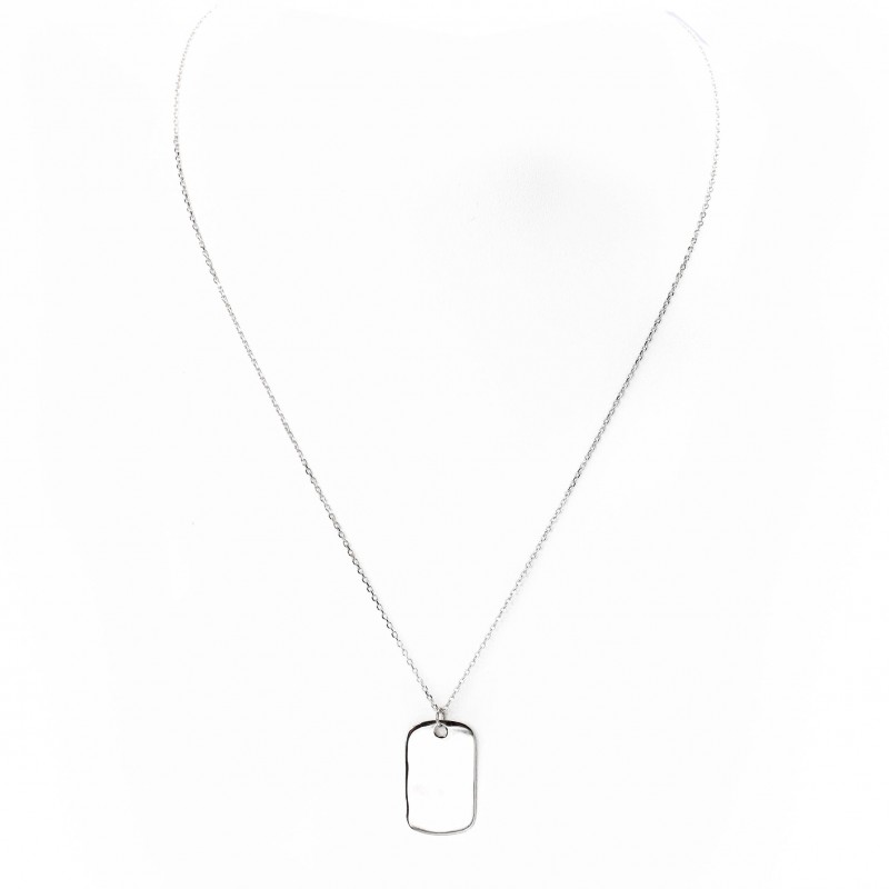 Srebrny naszyjnik nieśmiertelnik