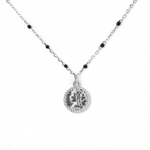 Srebrny naszyjnik moneta