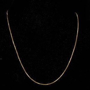 Złoty łańcuszek 585 lisi ogon 50 cm