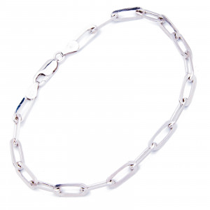 Srebrna bransoletka klasyczny ankier