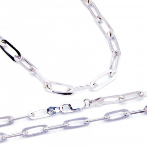 Srebrna bransoletka klasyczny ankier