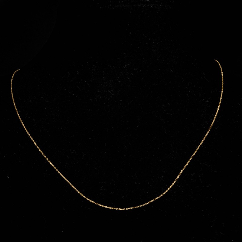 Złoty łańcuszek 585 splot rolo 45cm