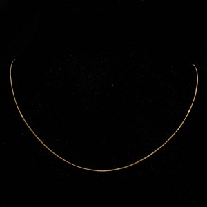 Złoty łańcuszek 585 splot pancerka 45/50 cm