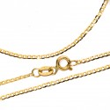 Złoty łańcuszek 585 pancerka IX