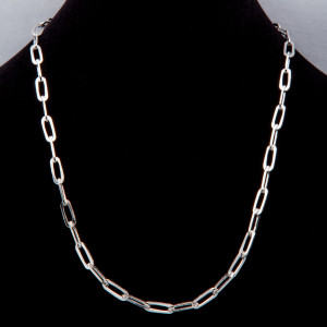 Srebrny łańcuszek klasyczny ankier