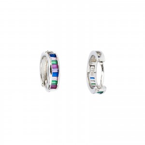 Srebrne kolczyki 925 Colours