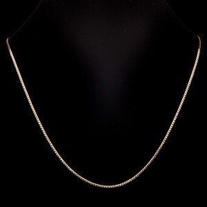 Złoty łańcuszek 585 pancerka III