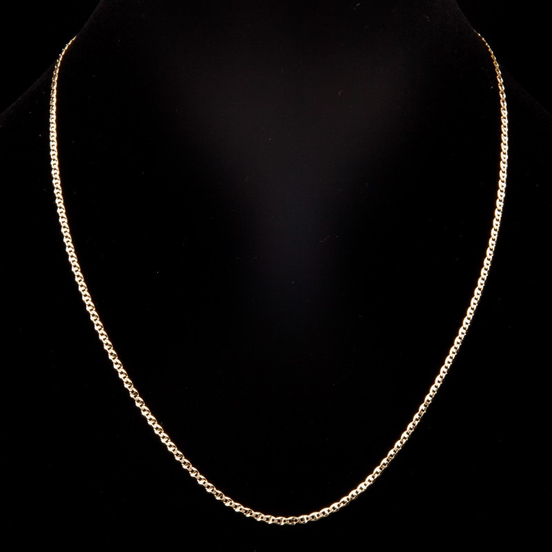 Złoty łańcuszek 585 splot Gucci 45 cm