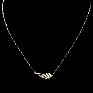 Złoty naszyjnik 585 skrzydło