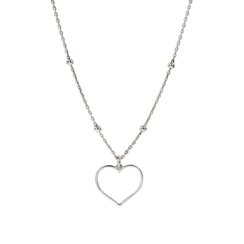 Srebrny naszyjnik 925 zawieszka serce