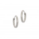 Srebrne kolczyki nausznice 925 Błyszczące Cyrkonie