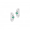 Srebrne kolczyki 925 Colours Białe