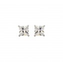 Srebrne kolczyki 925 Kryształowe 7 mm