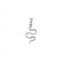Srebrna zawieszka 925 Serpente żmija cyrkonia