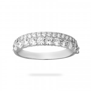 Srebrny Pierścionek 925 Crystal Shine