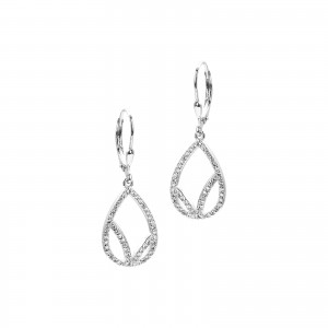 Srebrne kolczyki 925 Silvery Drop