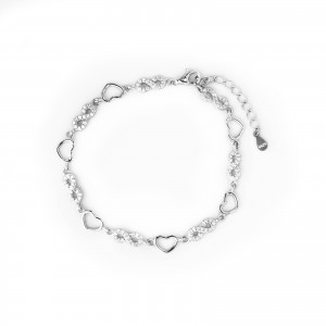 Srebrna bransoletka 925 Nieskończona Miłość