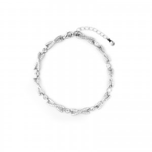 Srebrna bransoletka 925 Arco - Kokarda