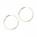 Złote kolczyki 585 Kreolki koła 40mm