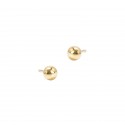 Złote kolczyki 585 kulki klasyczne 4mm sztyft