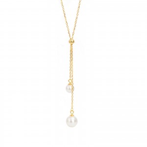 Pozłacany naszyjnik 925 La Perla