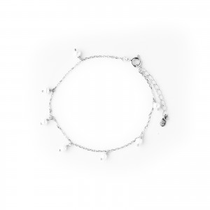 Srebrna bransoletka 925 Mini Pearls