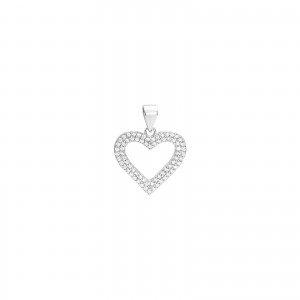 Srebrna zawieszka 925 Błyszczące Serce