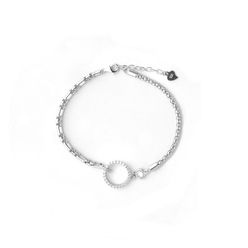 Srebrna Bransoletka 925 Circle