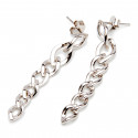 Srebrne kolczyki 925 Wiszące błyszczące cyrkonie