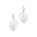 Srebrne kolczyki 925 Ażurowe Liście