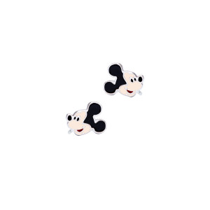 Srebrne Kolczyki 925 Myszka Miki Disney dla dziewczynki