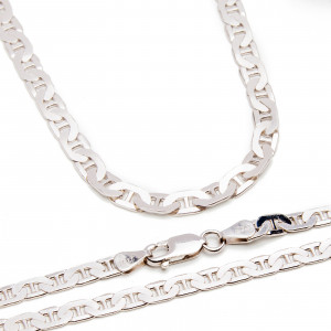 Srebrny łańcuszek 925 splot Gucci 55cm