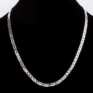 Srebrny łańcuszek 925 splot Gucci