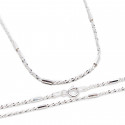 Srebrny łańcuszek 925 splot jodełka