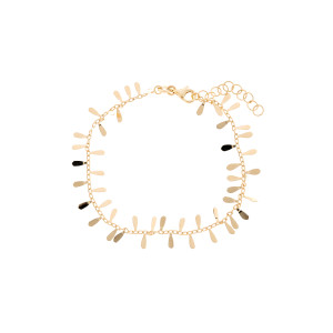 Złota Bransoletka 585 spiralne blaszki