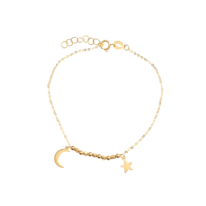 Złota Bransoletka 585 Gwiezdne marzenie