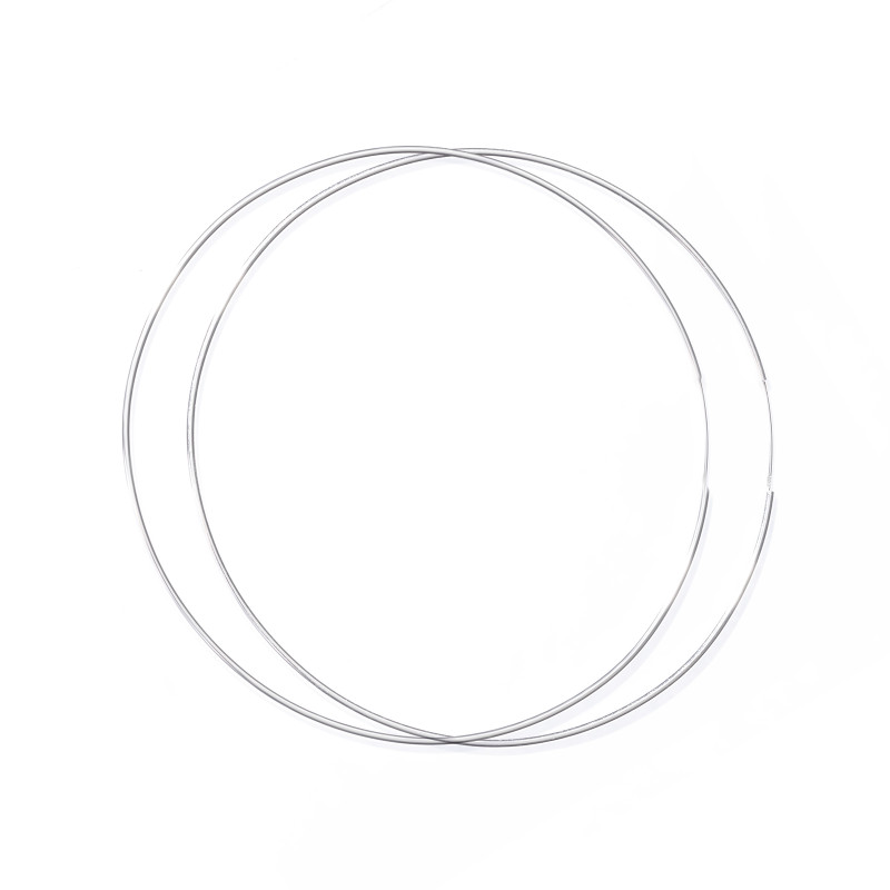 Srebrne kolczyki 925 Duże Koła 80mm