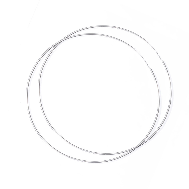 Srebrne kolczyki 925 Duże Koła 93 mm