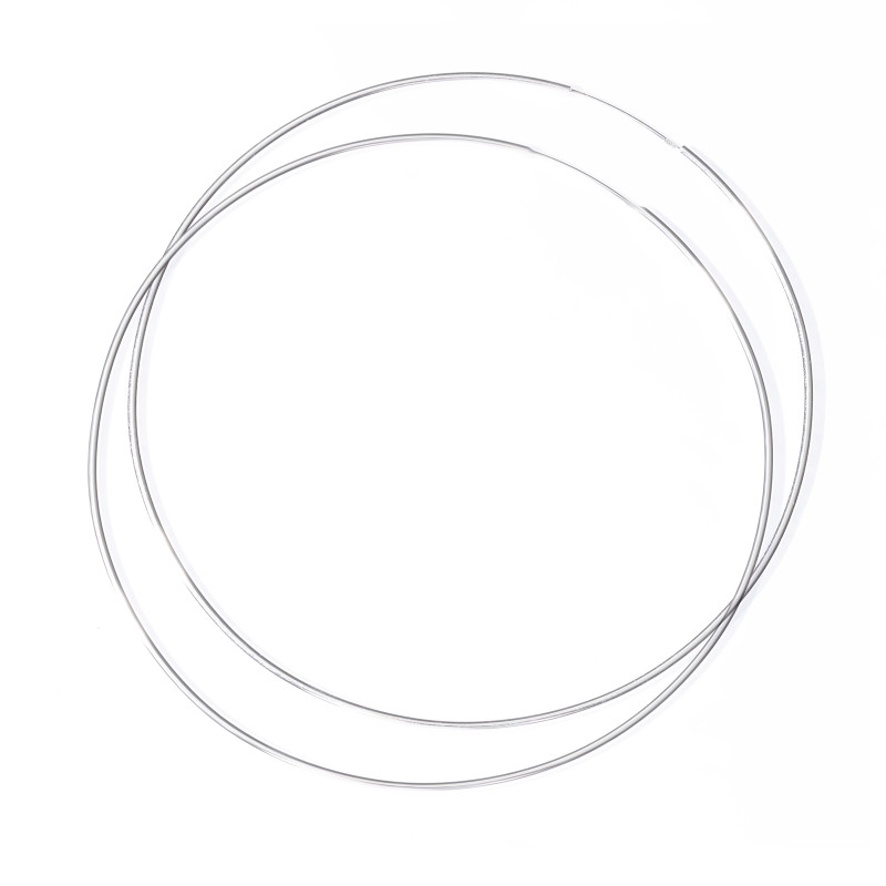 Srebrne kolczyki 925 Duże Koła 10.5 cm