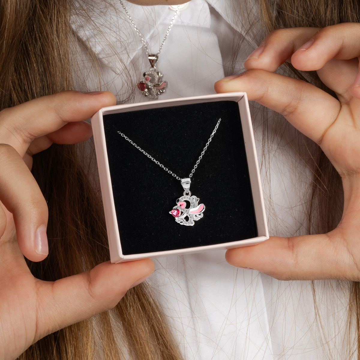 srebrne-kolczyki-błyszcząca-angel