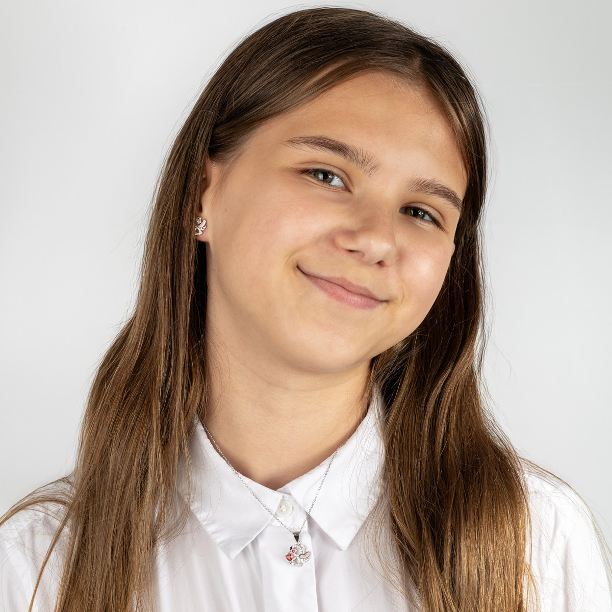 srebrne-naszyjnik-błyszcząca-angel