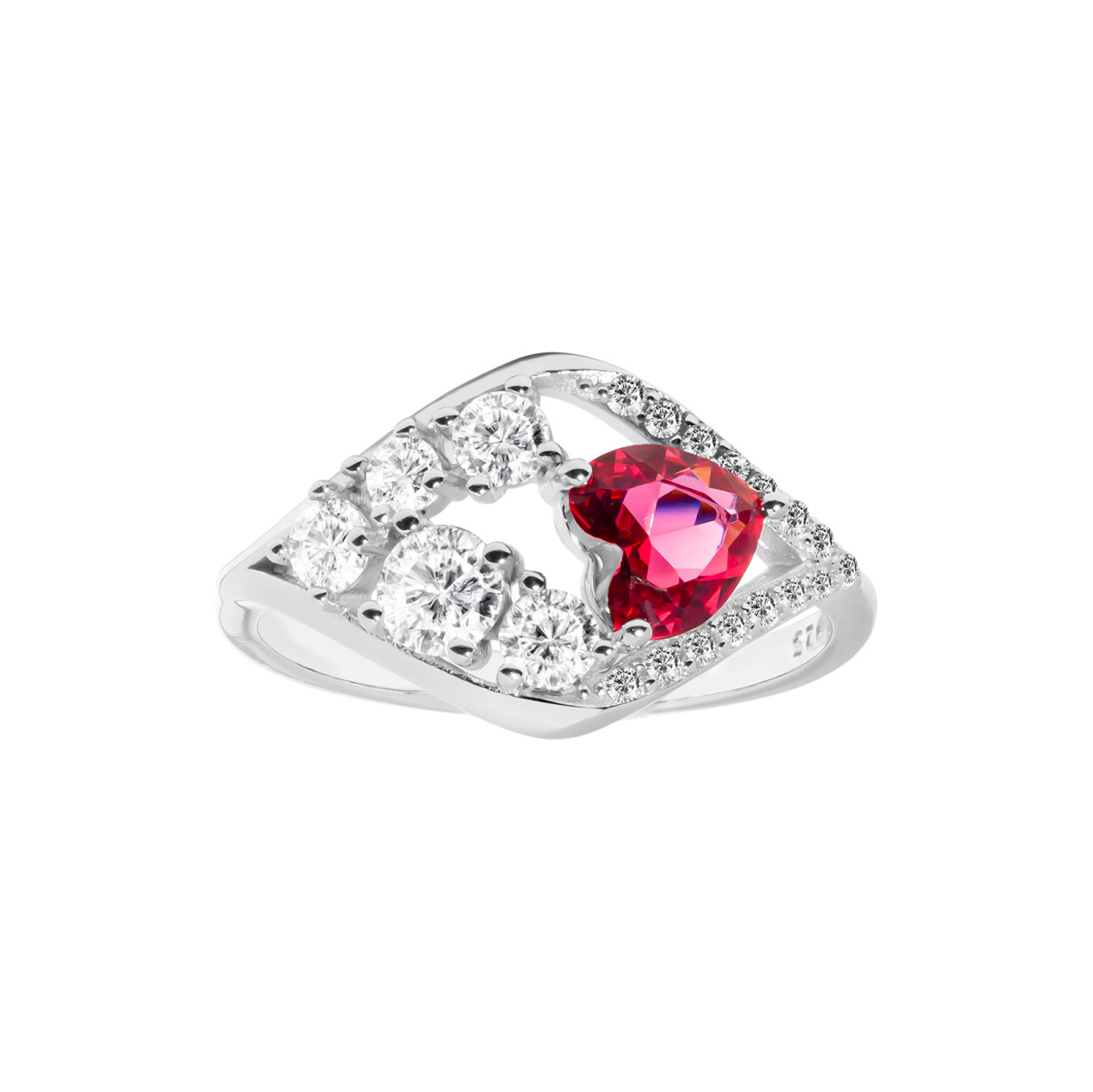 srebrny-pierscionek-walentynki-czerwone-serce